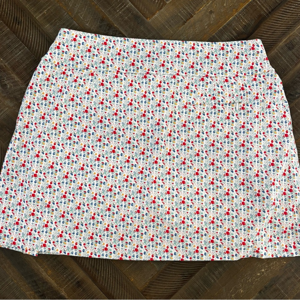 Fairway & Greene Paradise Floral Skort L UPF 50 Golf Tennis Athletic Skirt Short - Picture 5 of 14